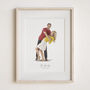 Newlyweds Gift Engagement Couple Gift Portrait, thumbnail 11 of 11