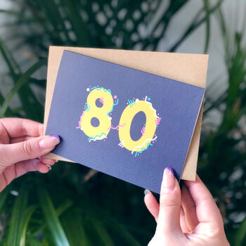 80 Birthday Card, 3 of 5