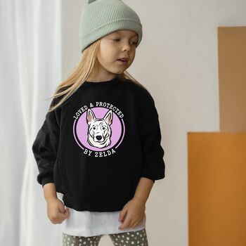 German Shepherd Kids Sweatshirt, 2 of 7