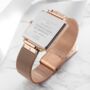 Personalised Women's Metallic Watch, thumbnail 6 of 12