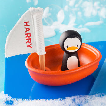 Personalised Sailing Boat Bath Toy, 2 of 2