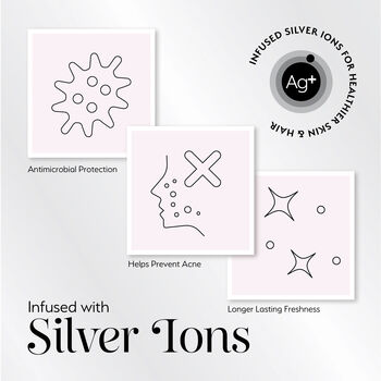 Silver Cloud Black Satin Sleep Eye Mask, 3 of 8