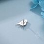 Baby Robin Bird Stud Earrings In Sterling Silver, thumbnail 7 of 12
