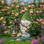 Solar Gonk Garden Ornaments LED Novelty Statue, thumbnail 4 of 5