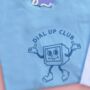Internet Dial Up Club Embroidered T Shirt, thumbnail 2 of 2
