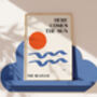 Here Comes The Sun Giclée Retro Art Print, thumbnail 1 of 4