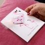 Flamingo First Mother's Day Origami Heart Card, thumbnail 3 of 5