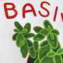 Basil Herb Print From An Original Painting, thumbnail 5 of 11