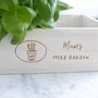 Personalised Wooden Herb Planter, thumbnail 1 of 1