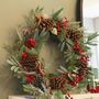 Luxury Berry Bushel Christmas Wreath, thumbnail 4 of 6