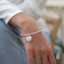 Personalised Charm Sterling Silver Bangle, thumbnail 1 of 6
