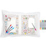 Fairytale Pillowcase Kit + 10 Pens, Colour In And Learn, thumbnail 3 of 7