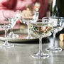 Set Of Six Star Champagne Saucers, thumbnail 2 of 5