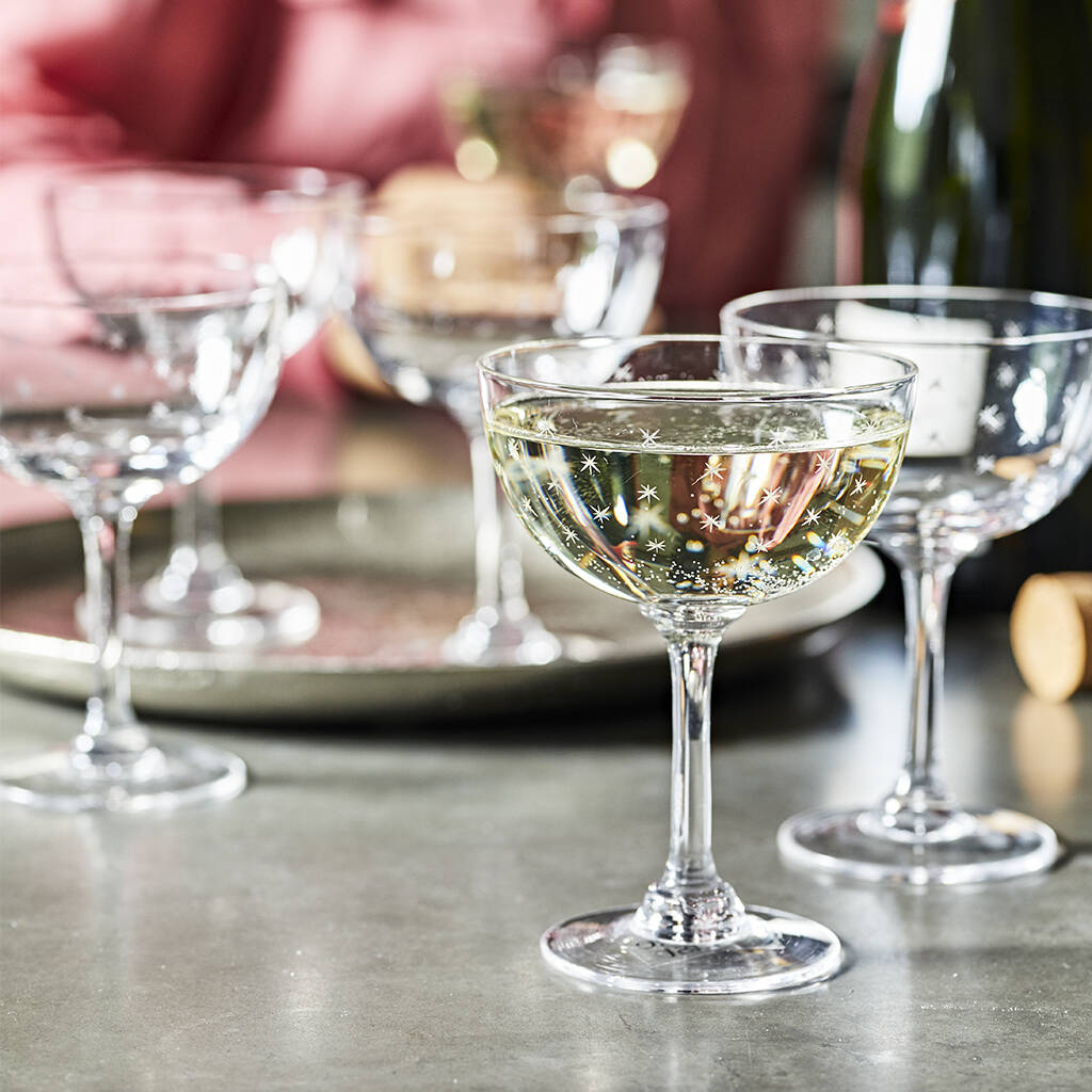 The Vintage List Oval Champagne Coupes Set of Six