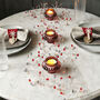 Cranberry Red And Graphite Crystal Cascade LED Garland, thumbnail 3 of 3