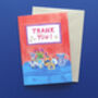 Pack Of Six Thank You Cards, thumbnail 3 of 3