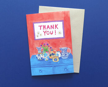 Pack Of Six Thank You Cards, 3 of 3