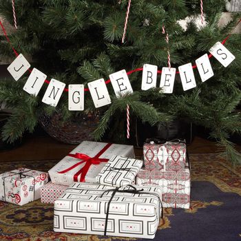 Jingle Bells Christmas Bunting, 2 of 5