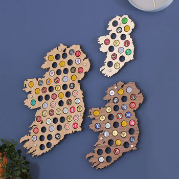 Personalised Ireland Beer Cap Collector Map, 3 of 6