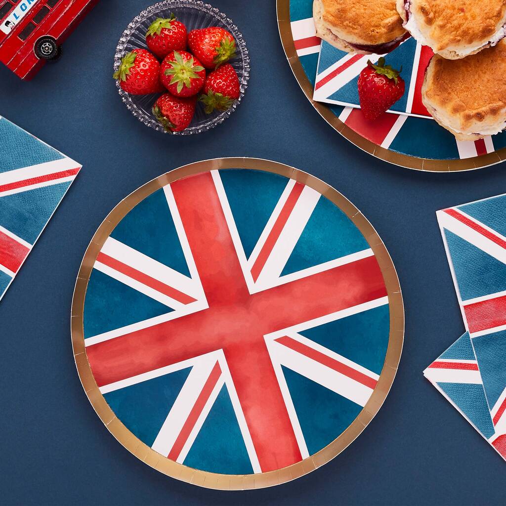 Union Jack Party Plates, 1 of 3