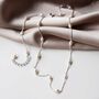 Sterling Silver Dew Drop Pearl Necklace, thumbnail 2 of 6