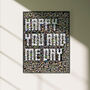Personalised Anniversary Photo Mosaic Word Art – Made From Your Favourite Memories, thumbnail 5 of 7