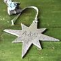 Personalised Silver Star Hanging Decoration, thumbnail 3 of 7