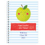 Personalised ‘Apple For The Teacher’ A5 Notebook – Thank You Gift Idea, thumbnail 4 of 5