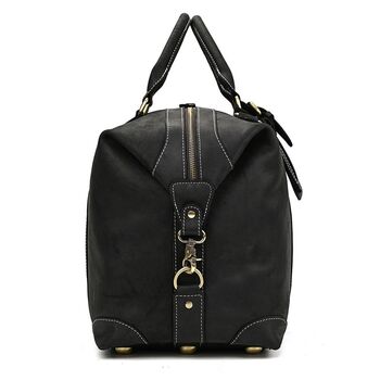 Classic Traveller Genuine Leather Holdall, 4 of 12