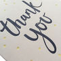 'Thank You' Dots Letterpress Card, thumbnail 3 of 3