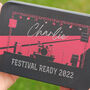 Personalised Rock Festival Cutlery Tin Travel Gift, thumbnail 3 of 4