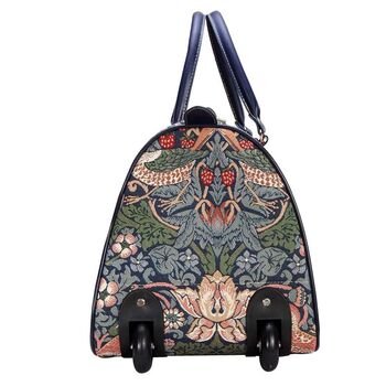 William Morris Strawberry Thief Holdall+Gift Sling Bag, 6 of 12