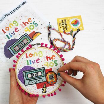 Long Live The 90's Cross Stitch Kit, 9 of 10