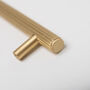 Solid Brass Straight Knurled Handles, thumbnail 10 of 12