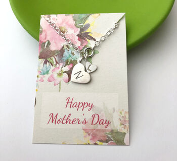 Mother And Child Initial Heart Bracelet, 3 of 12