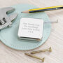 Personalised Silver Tone Square Tape Measure, thumbnail 5 of 5