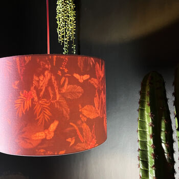 Wild Wood Deadly Night Shade Lampshade In Candy Floss, 3 of 5