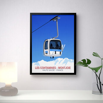 Les Contamines Montjoie Ski Resort Poster, 3 of 6