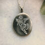 Dove And Rose Personalised Message Necklace, thumbnail 3 of 4