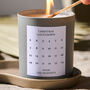 Personalised Advent Calendar Candle, thumbnail 3 of 6