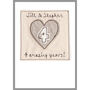 Personalised 4th Linen Wedding Anniversary Card, thumbnail 6 of 12