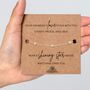 Grandpa Memorial With A Gold Plated Or Silver Plated Star Bracelet And Card, thumbnail 3 of 4