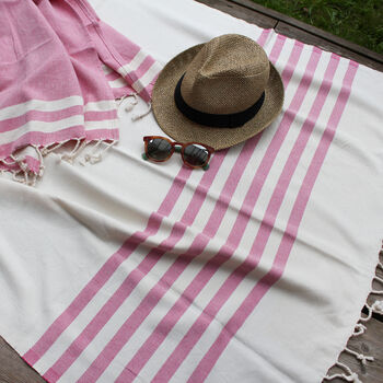 Personalised Cotton Beach Towel Set, 3 of 12