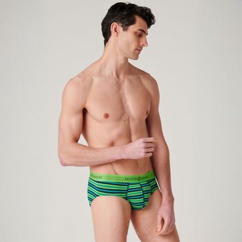 Men's 'Electric Lime' Four Pack Bamboo Briefs, 6 of 12