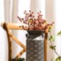 Vintage Galvanized Metal Can Vase, thumbnail 7 of 9