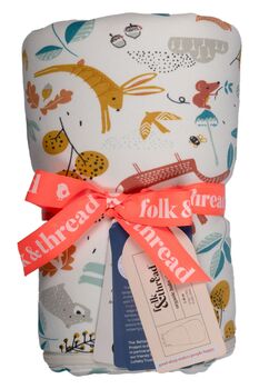 Folk And Thread Organic Baby Sleep Bag Folktails, 2 of 11