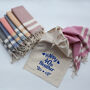 Personalised Cotton Tea Towels, Sustainable Gift, thumbnail 3 of 11