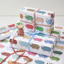 Colourful Sheep Wrapping Paper, thumbnail 1 of 6