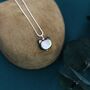 Cat Carved Mother Of Pearl Shell Pendant Necklace, thumbnail 7 of 11