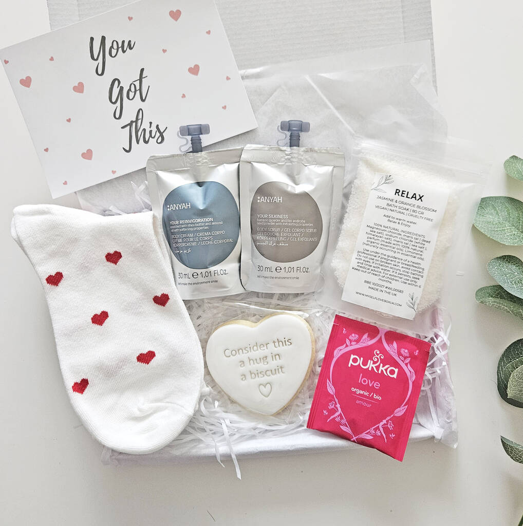 Hug In A Box Letterbox Gift – Thoughtful Thinking Of You And Get Well Soon Treat, 1 of 8